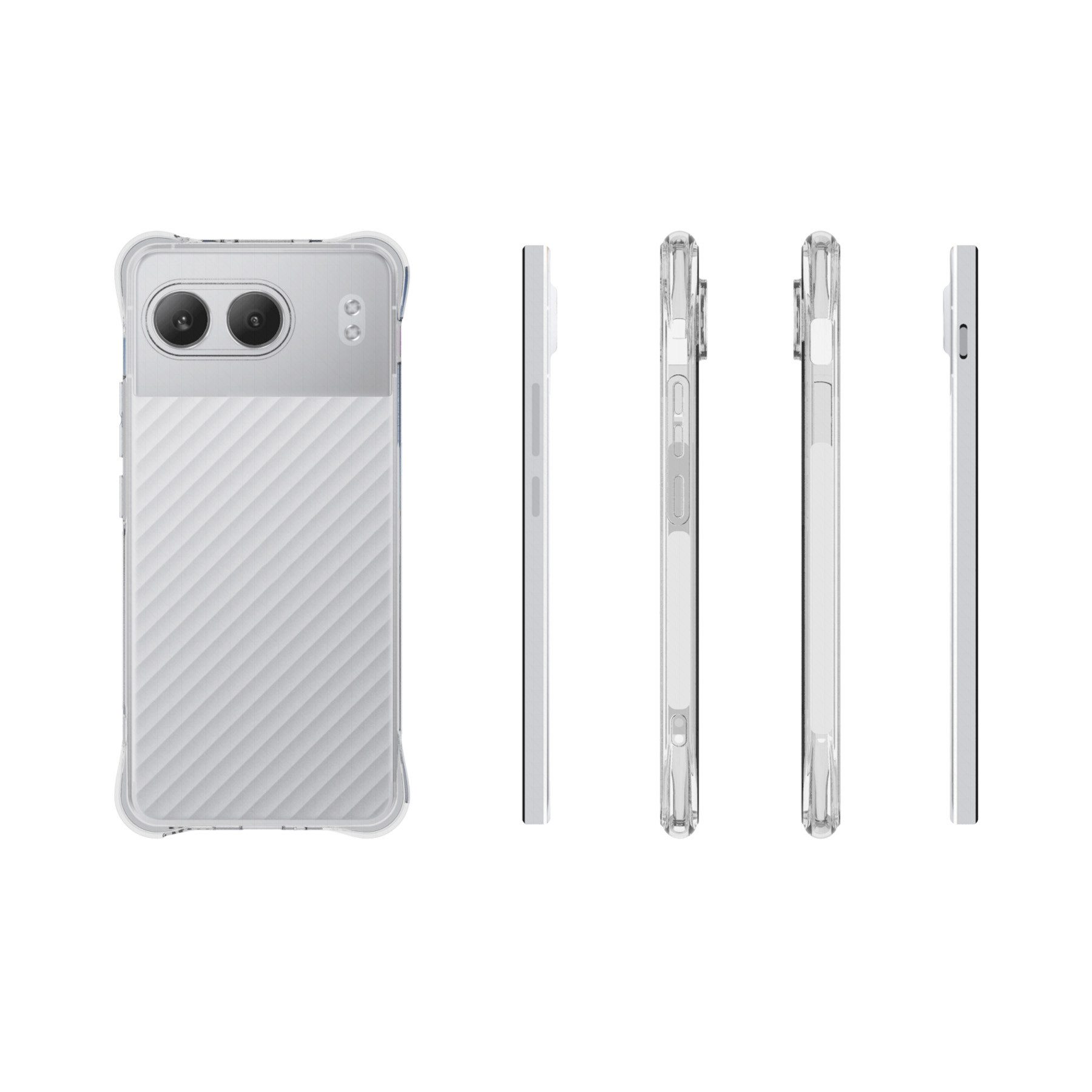 mtb more energy Smartphone-Hülle Clear Armor Case für OnePlus Nord 4 5G, Transparente TPU Schutzhülle Case Backcover mit Anti-Shock Verstärkung