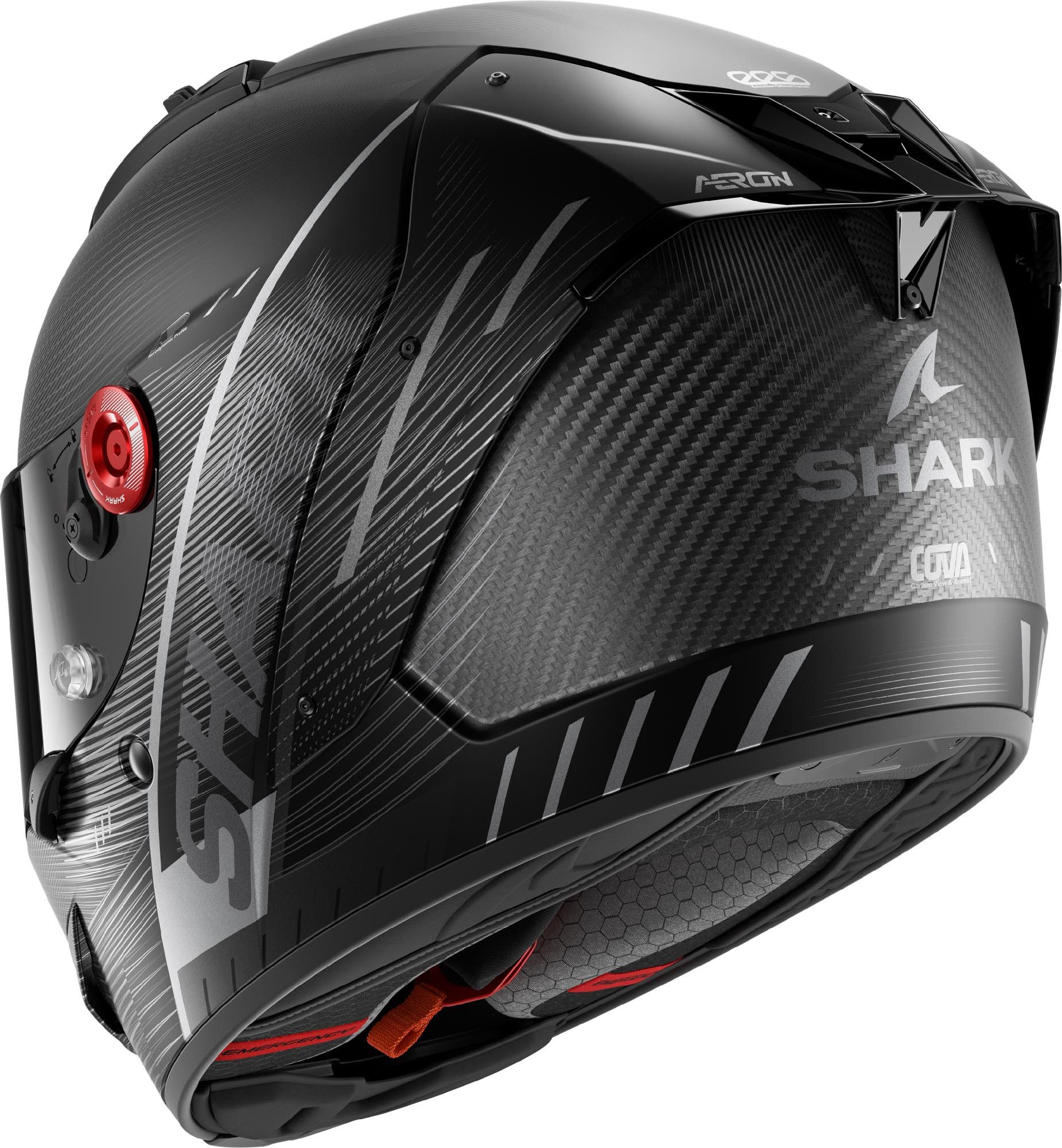 Shark Motorradhelm Aeron Speed Tech Carbon Helm, Antifog Beschichtet,vorbereitet Für Kommunikationssystem,notfalls