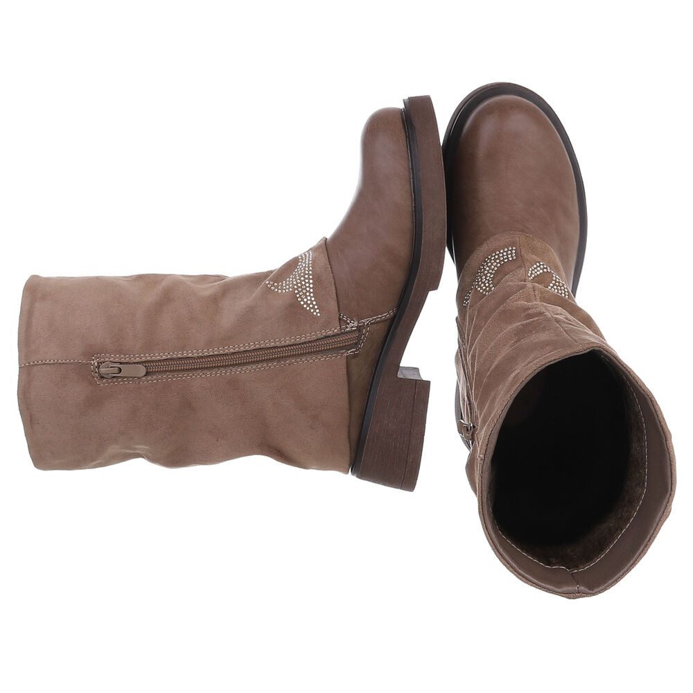 Ital-Design Damen Cowboyboots Biker Westernstiefel (88519560) günstig online kaufen