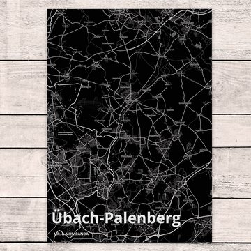 Mr. & Mrs. Panda Postkarte Übach-Palenberg - Geschenk, Ort, Einladungskarte, Geburtstagskarte, S