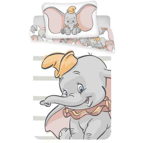 Kinderbettwäsche Dumbo, Disney, Renforcé, 2 teilig