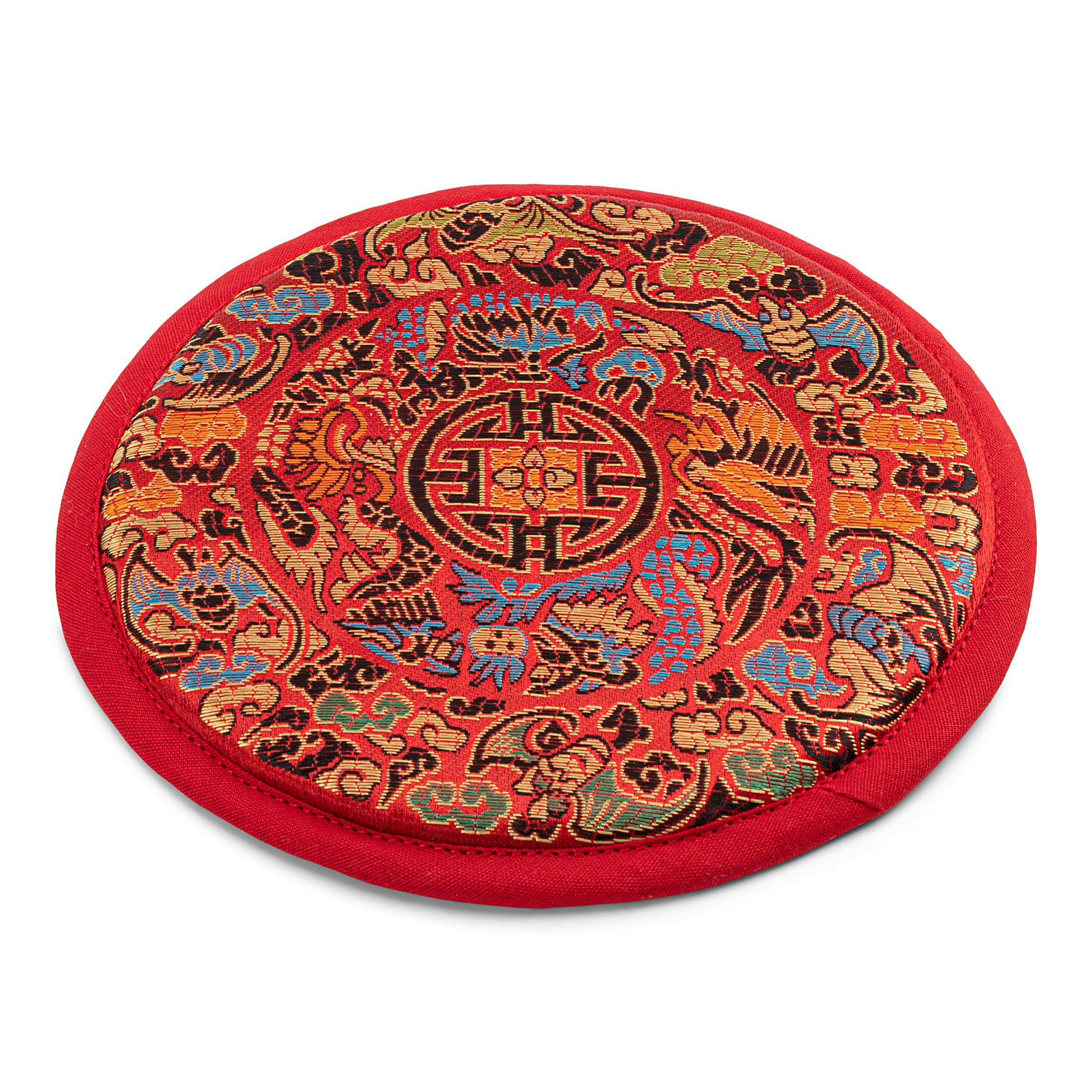 Kissen Tibetische NKlaus Untersetzer Klangschale 14,5cm, Bodenkissen für rund Klangschale
