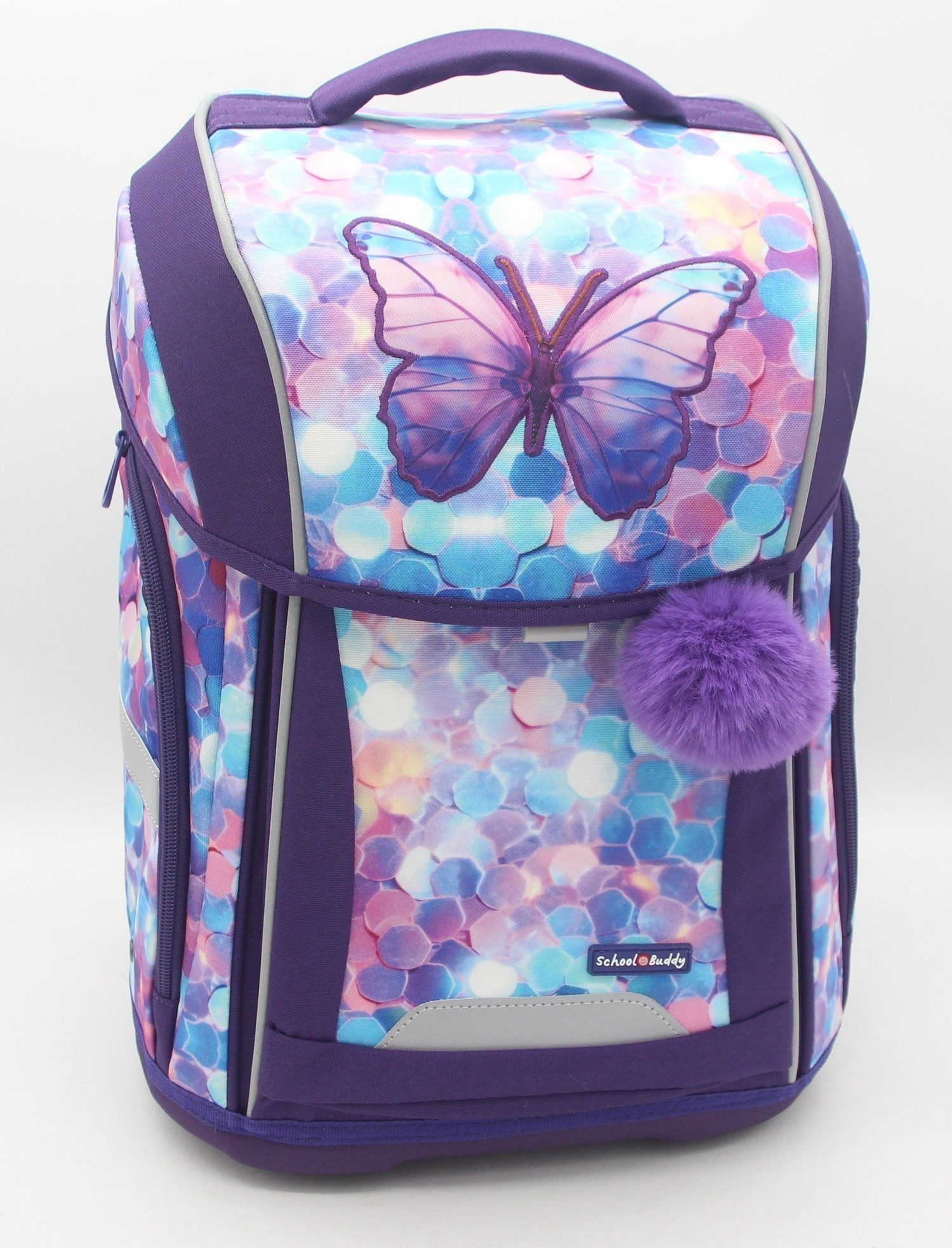 Nici Schulranzen School-Buddy Schulranzen-Set 4-teilig Butterfly-2