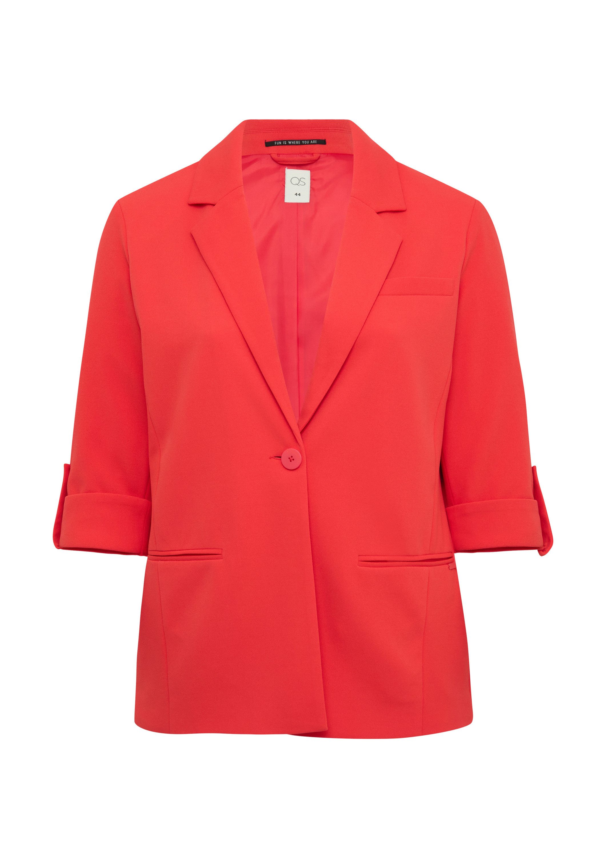 QS Jackenblazer Indoor-Blazer Blazer mit Reverskragen