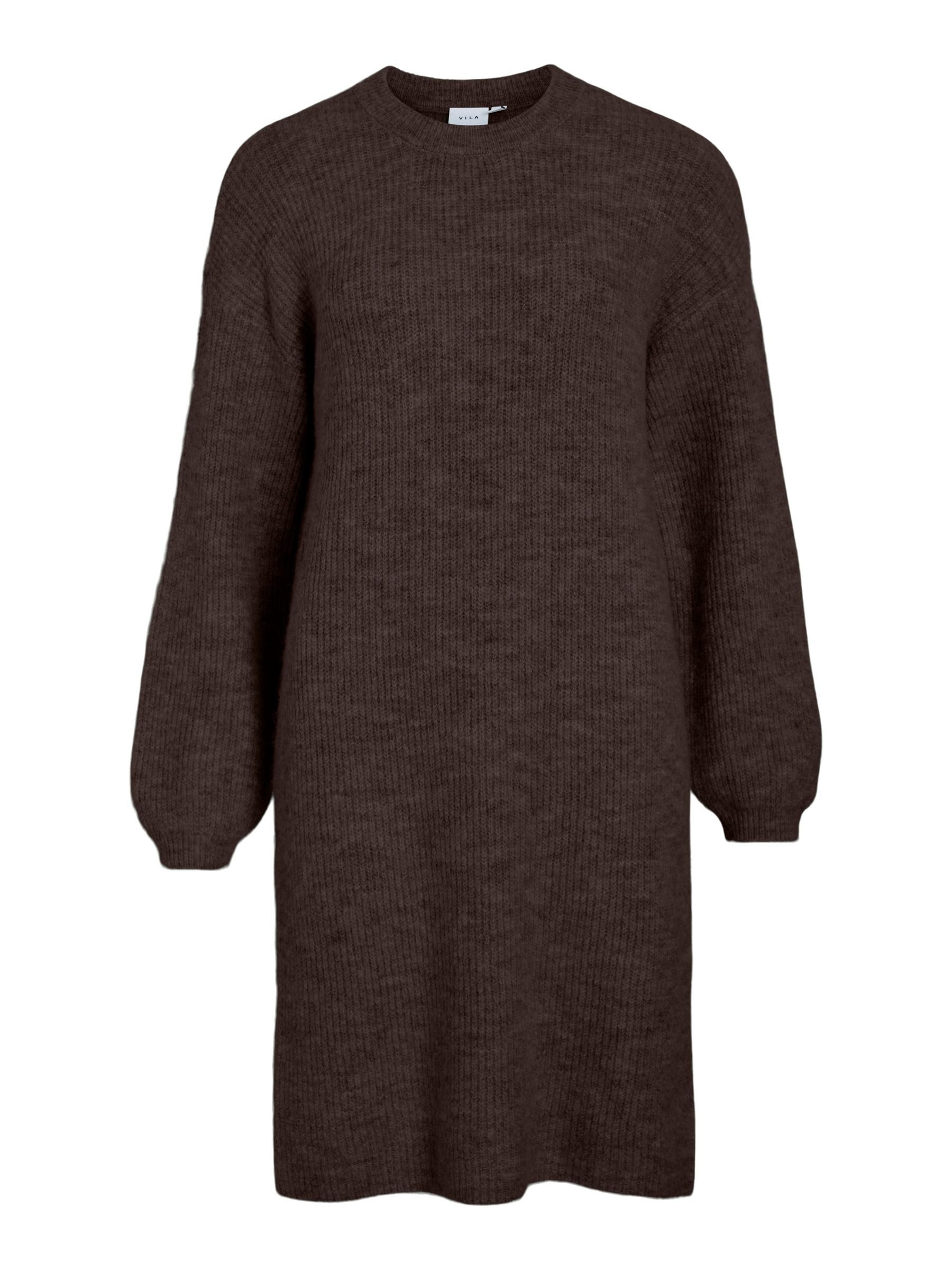 Vila Strickkleid Elegantes Kleid mit langen günstig online kaufen