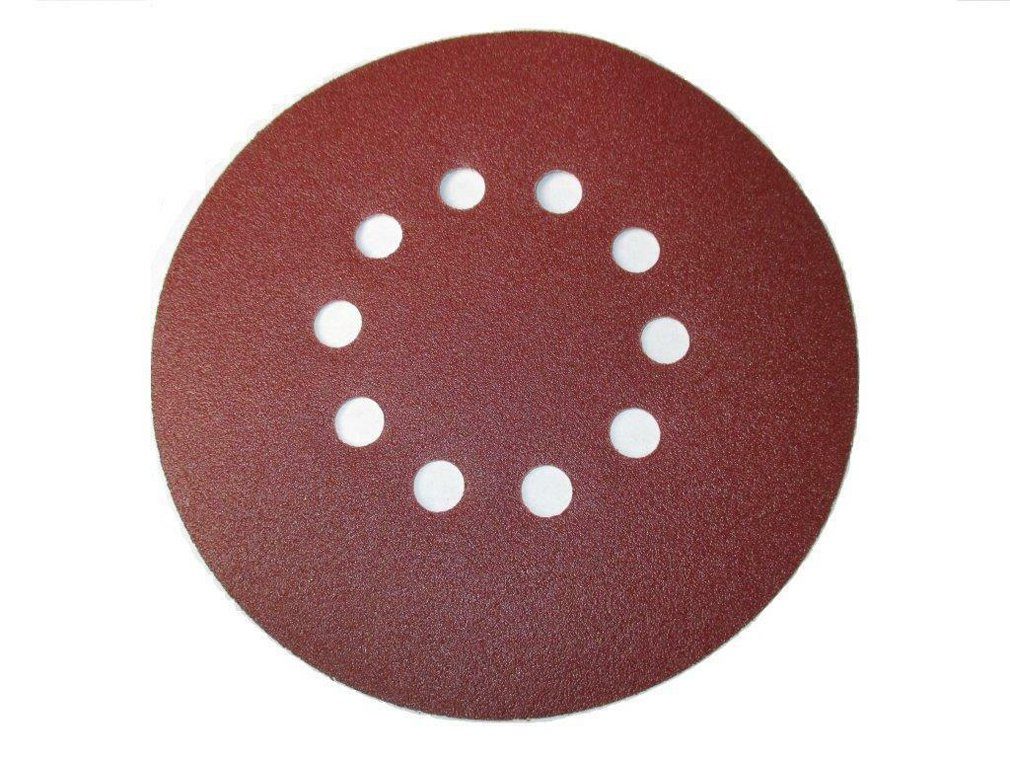 Apex Schleifscheibe 20 Stück Klett Schleifscheiben mit Loch Ø 225 mm für Langhalsschleifer