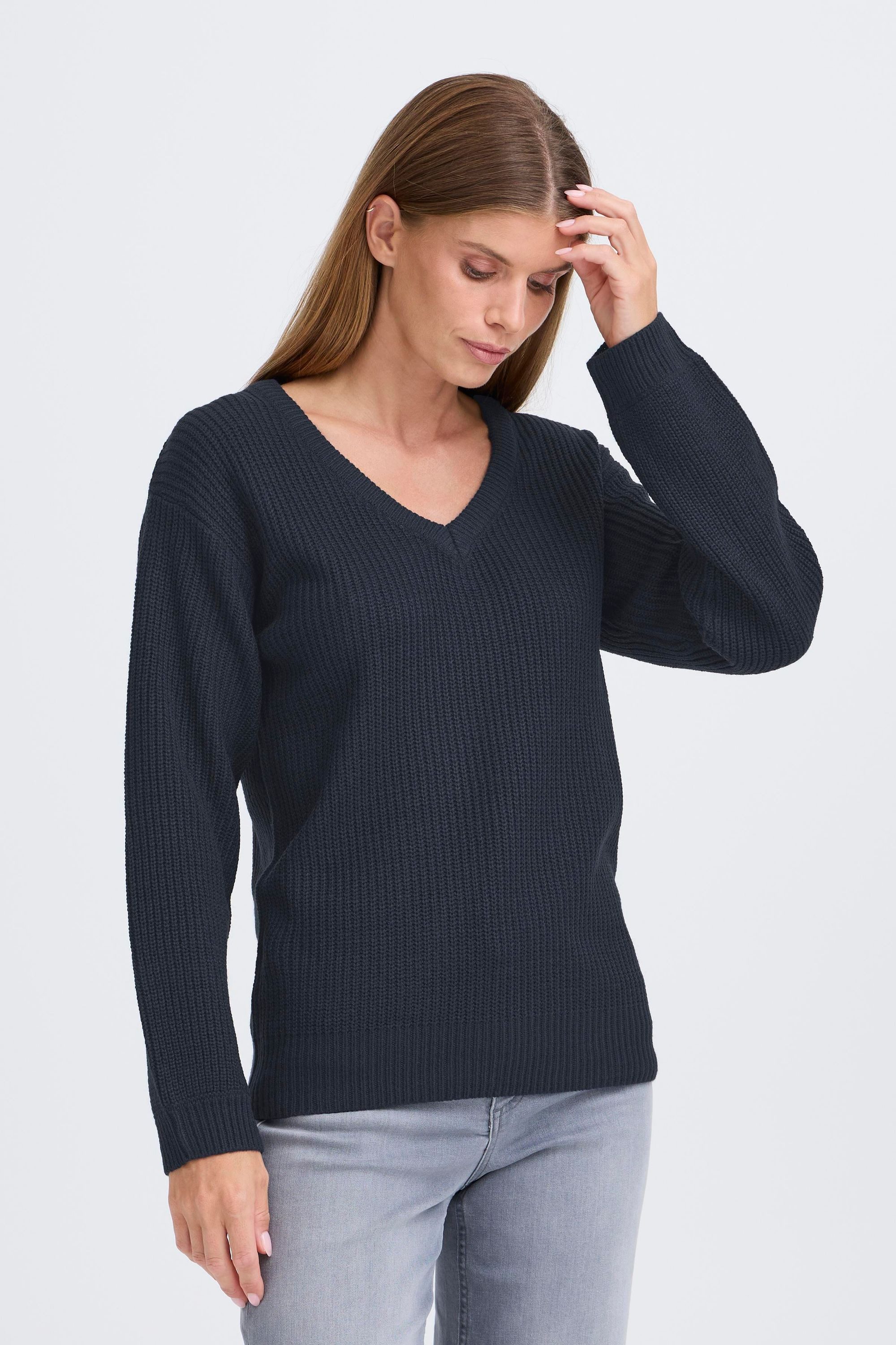 OXMO Strickpullover OXISANDIE LS Modischer Strickpullover günstig online kaufen