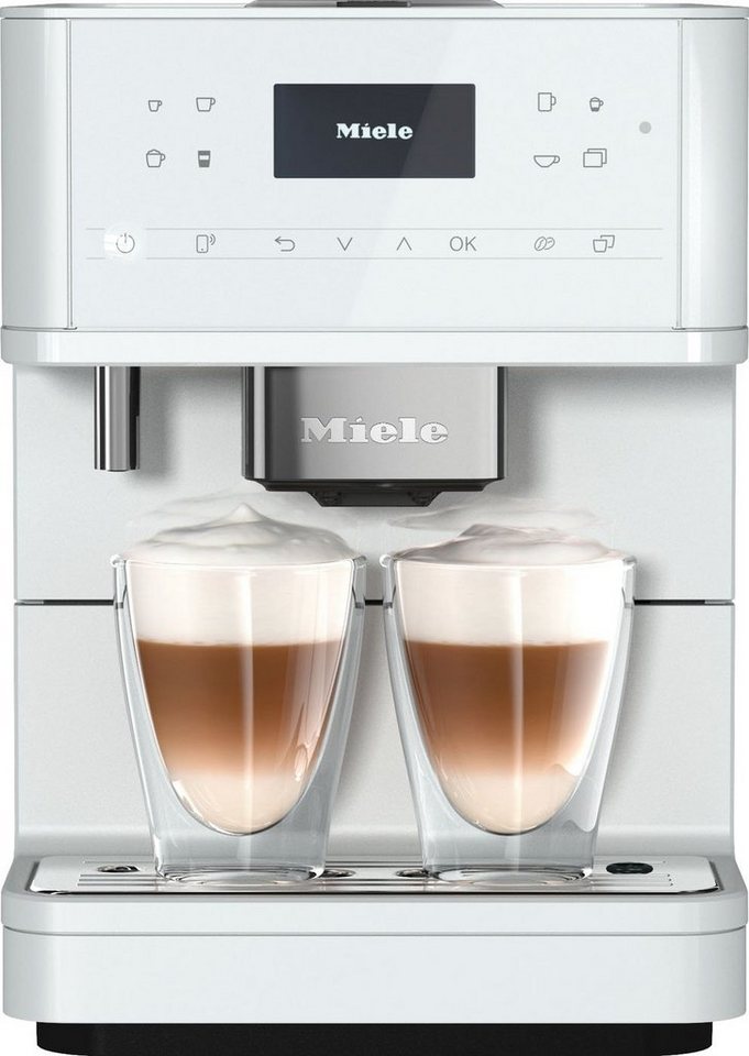 Miele Kaffeevollautomat CM 6160 MilkPerfection, Genießerprofile,  Kaffeekannenfunktion, Komfortable Reinigung für Pflege und Erhalt -  Reinigungsprogramme