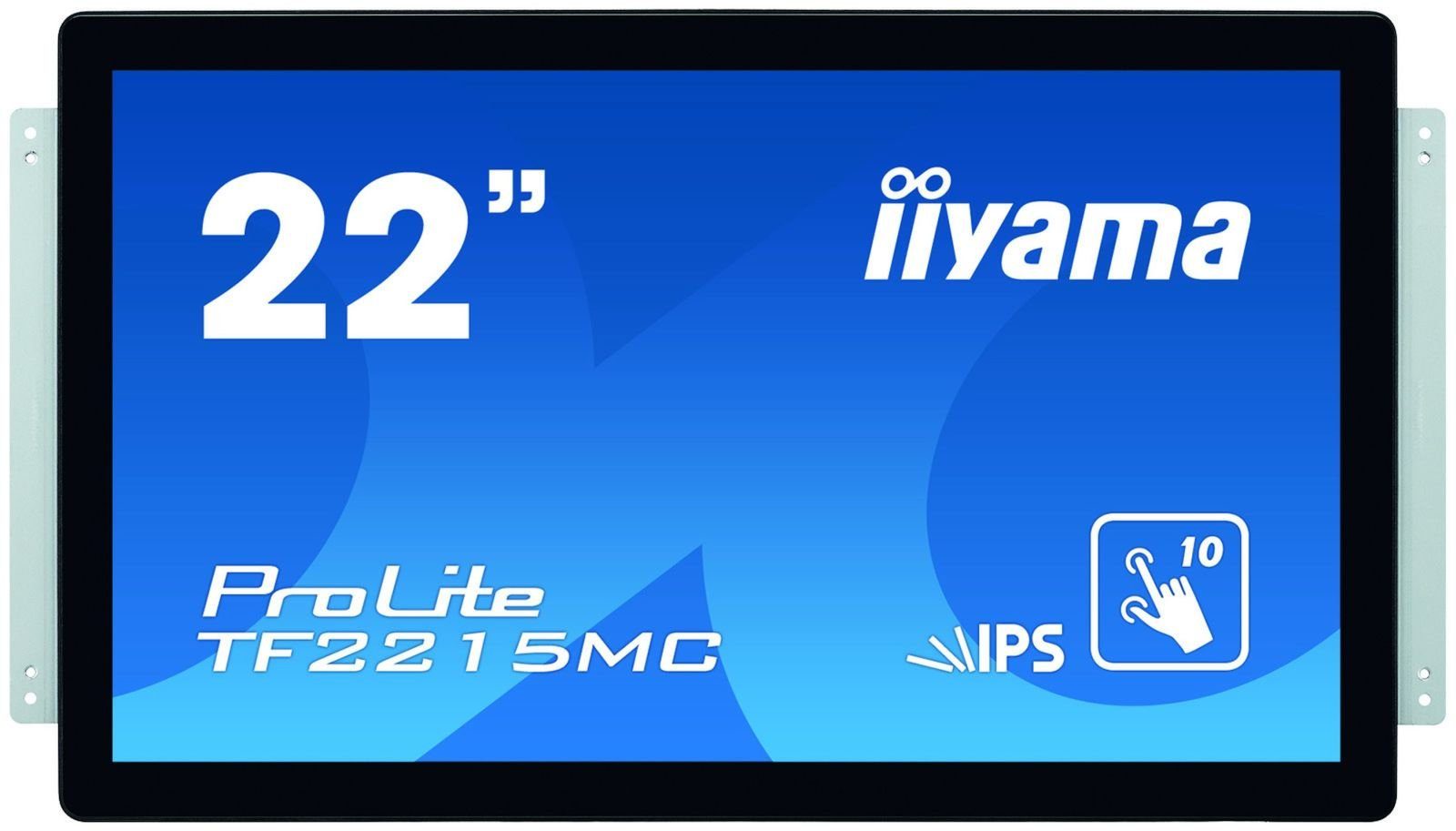 Iiyama TF2215MC-B2 55.9CM 22IN IPS TFT-Monitor (1920 x 1080 px, Full HD, 14 ms Reaktionszeit, IPS, Touchscreen, Eingebautes Mikrofon, HDCP, Kopfhörerbuchse)