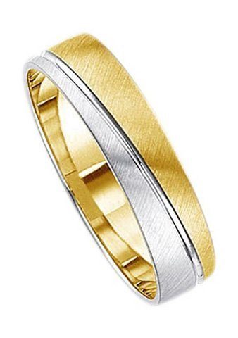 Firetti Trauring Schmuck Geschenk Gold 375 Hochzeit Ehering Trauring "LIEBE", Made in Germany - mit o. ohne Brillanten/Diamanten