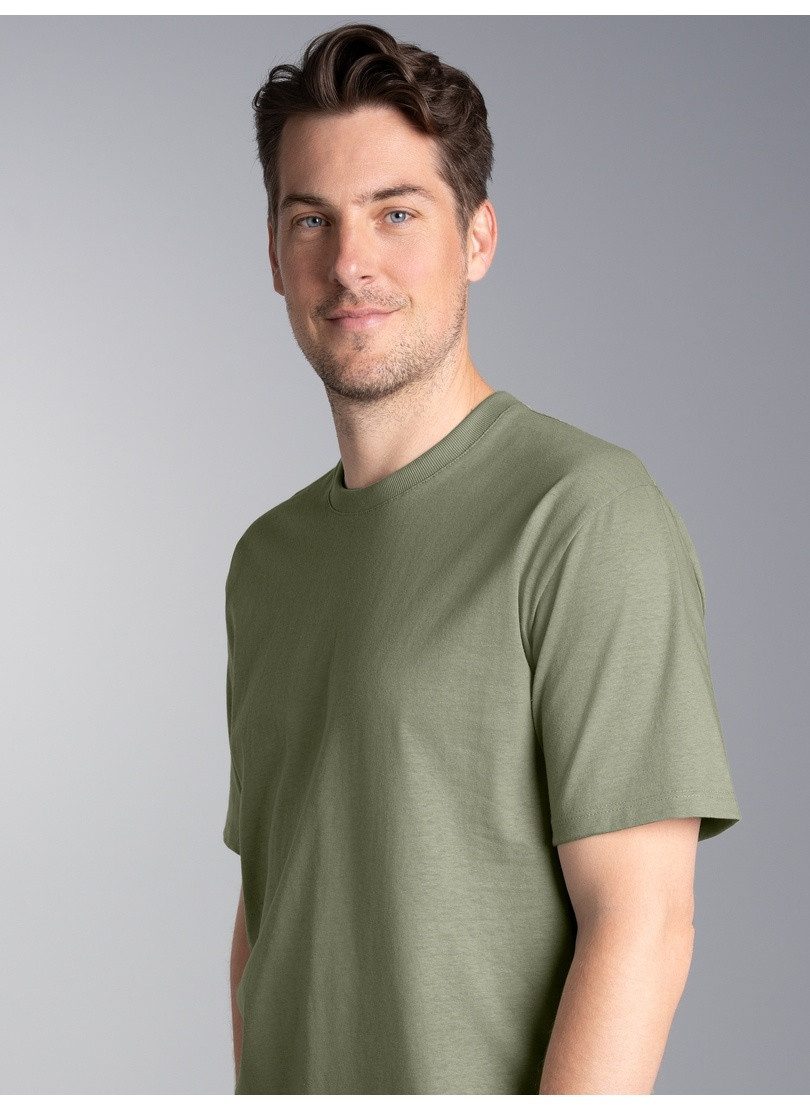 Trigema T-Shirt TRIGEMA Heavy T-Shirt aus 100% recycelter Baumwolle (1-tlg) – Bild 3 von 3