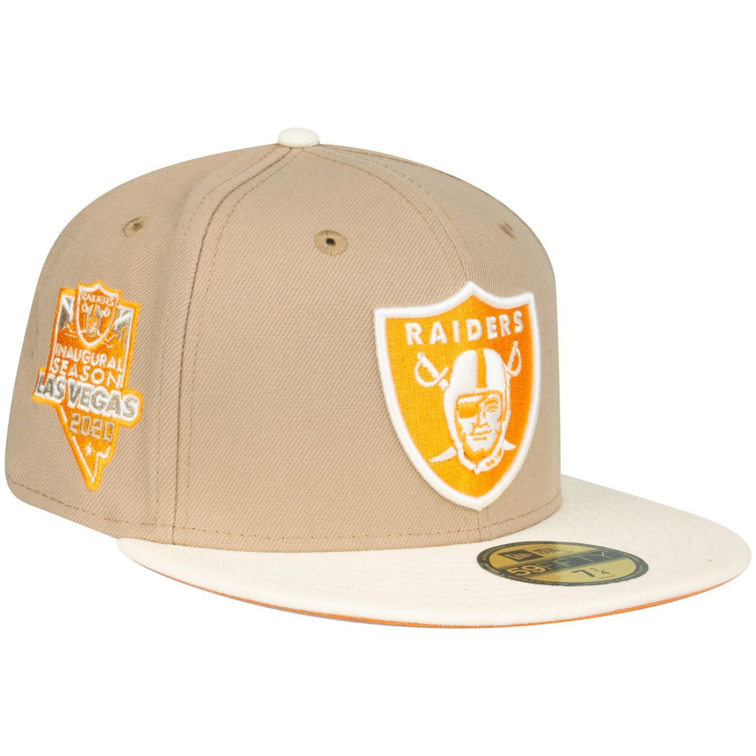 New Era Fitted Cap 59Fifty SIDEPATCH Las Vegas Raiders