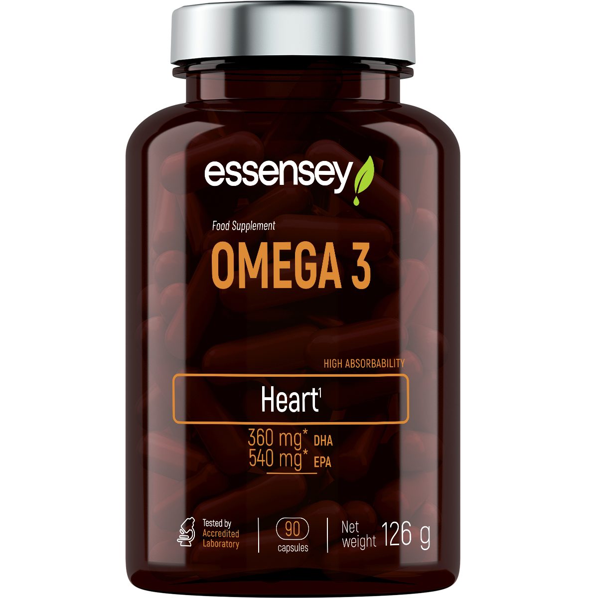 essensey Essensey® OMEGA 3 STRONG (540 EPA /360 DHA) 90 Kapseln Kapseln