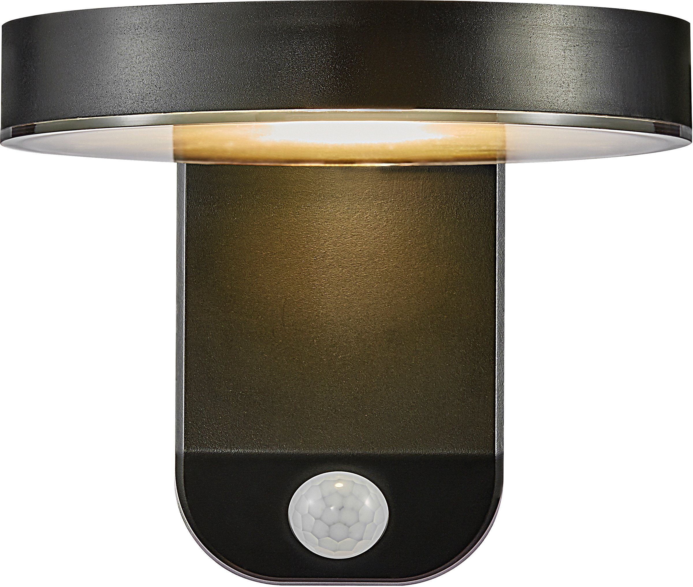 Nordlux LED Außen-Wandleuchte RICA, LED fest integriert, Solar Modul,  einfache Montage ohne Stomanschluß | Alle Lampen