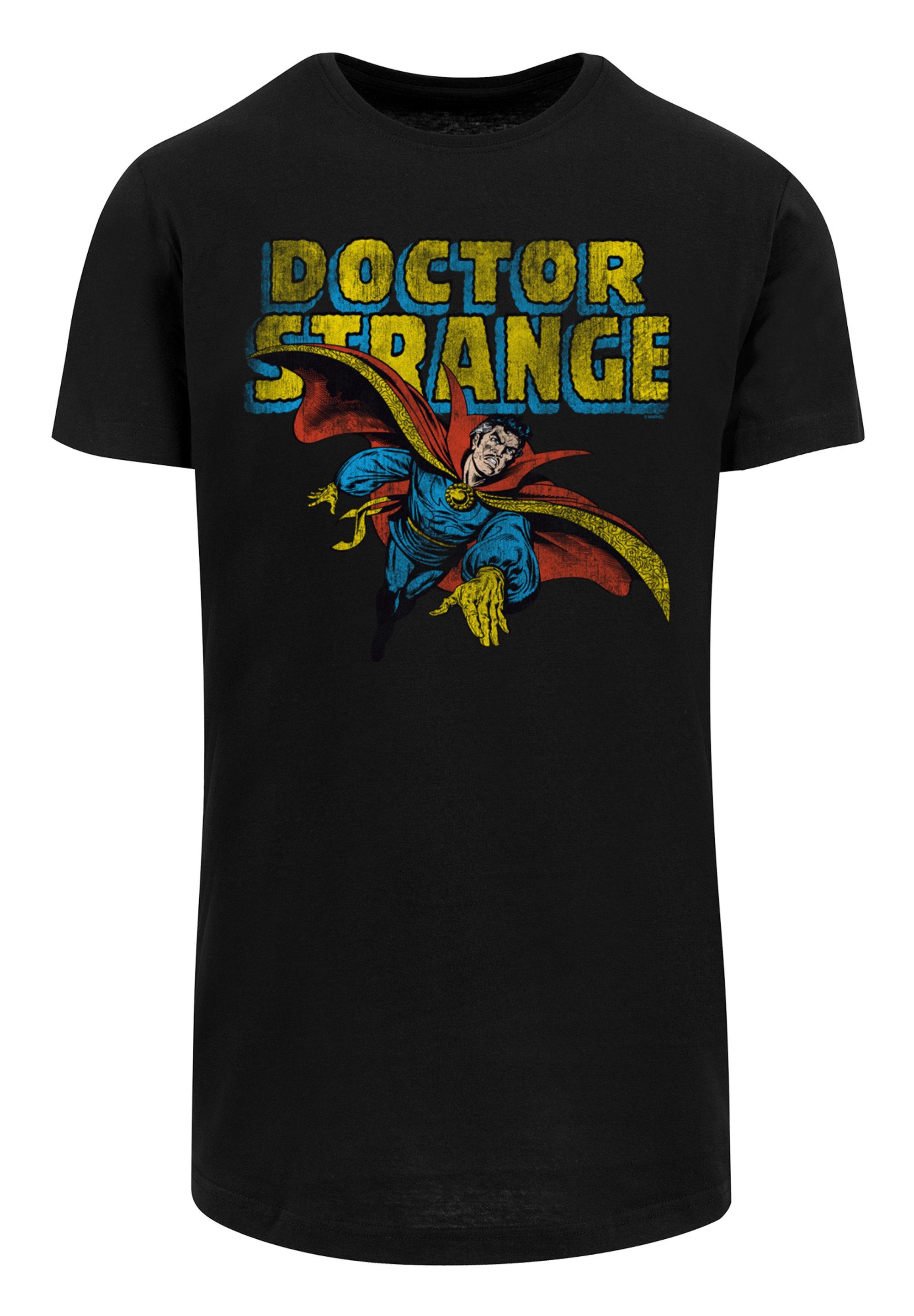 Long Marvel Herren Shaped with Kurzarmshirt (1-tlg) Tee Doctor Strange F4NT4STIC Flying