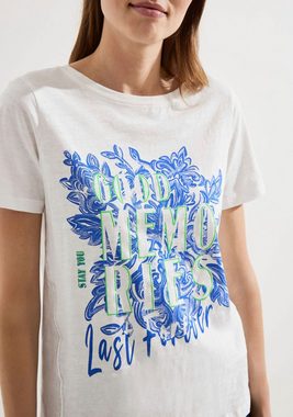 Cecil T-Shirt mit coolem Motto-Druck