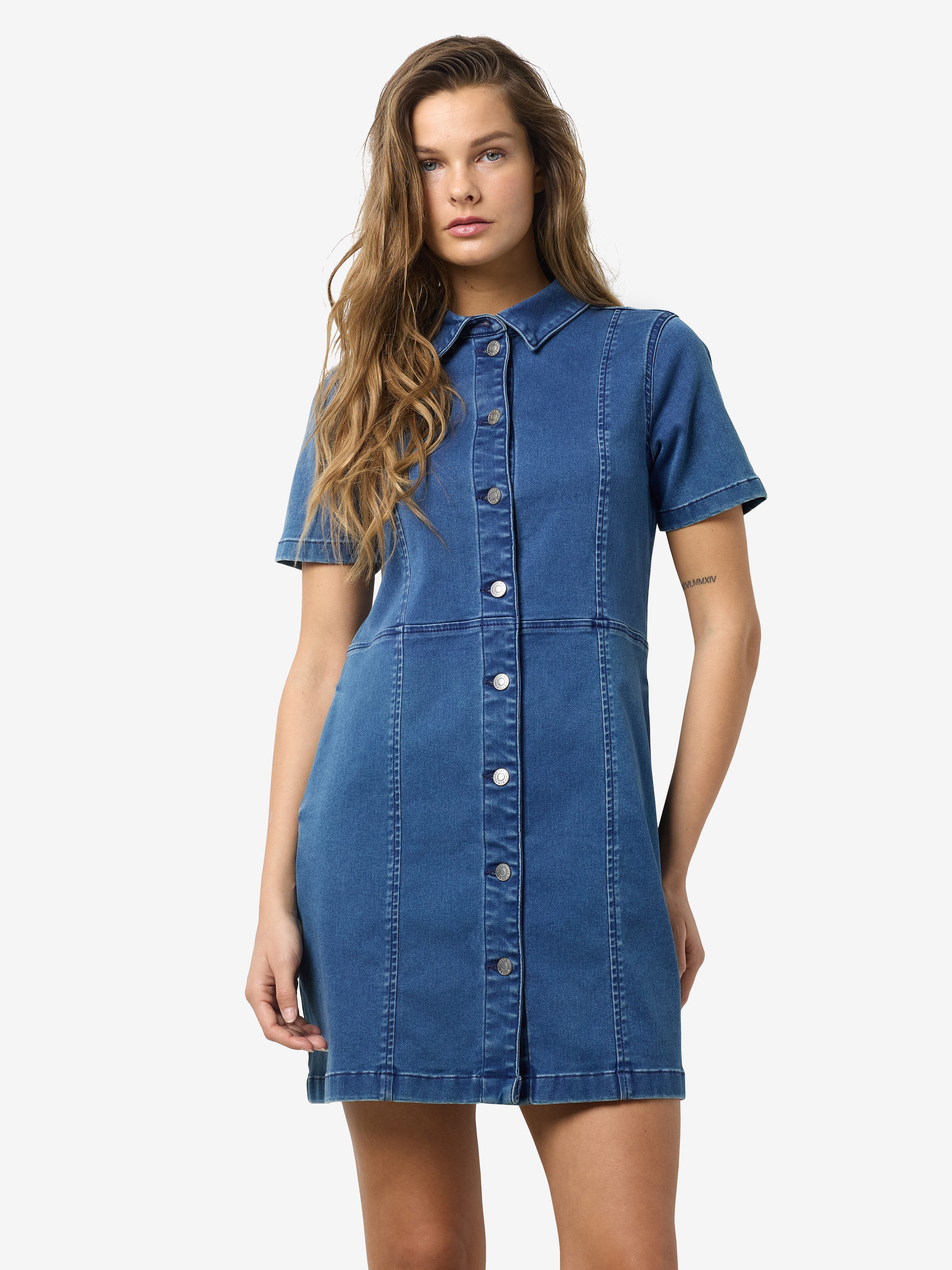 Noisy may Jeanskleid NMNISA S/S SLIM DENIM DRESS VI534MB NOOS günstig online kaufen
