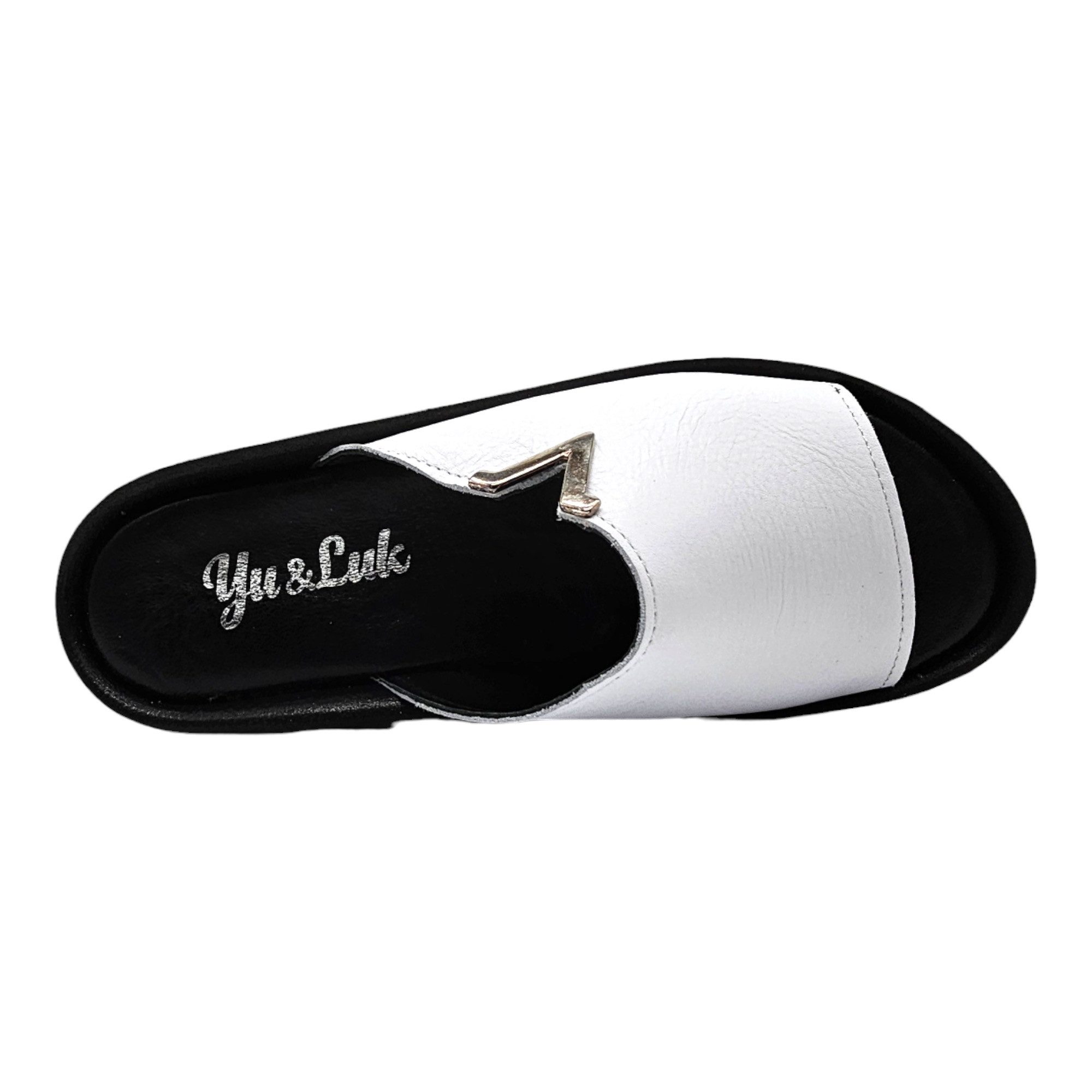Yu&Luk Pantolette Sommerschuh, Schlappen, Plateau, Sandale