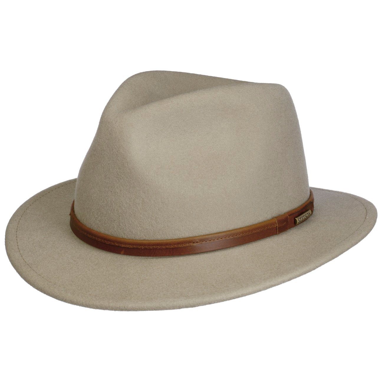 Stetson Filzhut (1-St) Wollfilzhut mit Lederband, günstig online kaufen