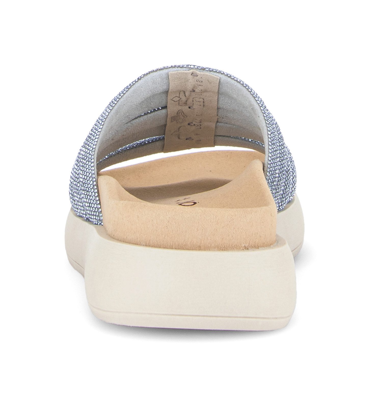 Gabor Pantolette, Plateau, Sommerschuh, Schlappen in funkelnder Optik