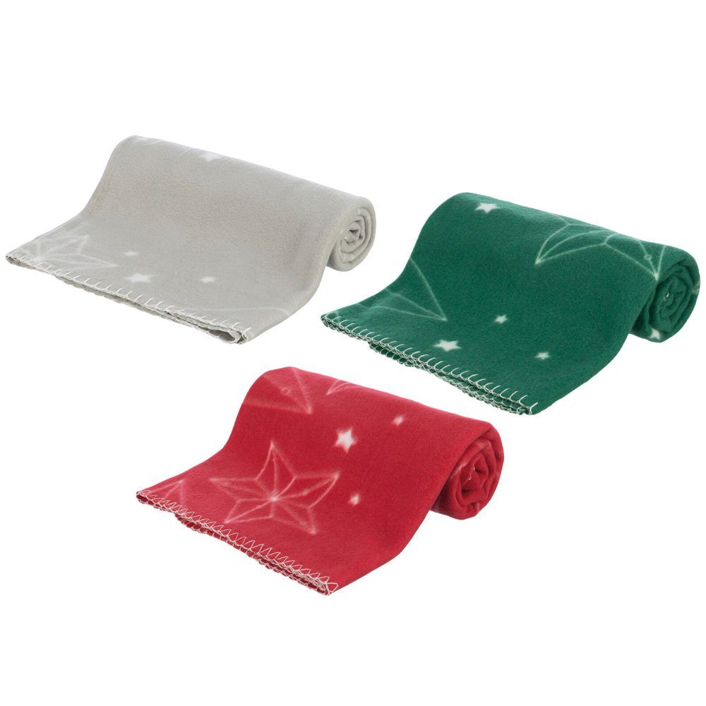 TRIXIE Tierbett Trixie Xmas Fleecedecke Luciano Maße: 100 x 70 cm günstig online kaufen