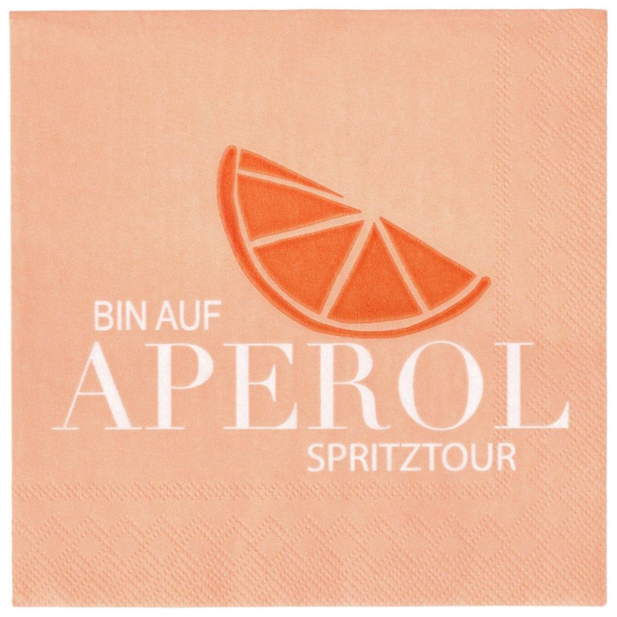 Räder Papierserviette Design Cocktailserviette Bin Auf Der Aperol Spritztour (20-teilig)