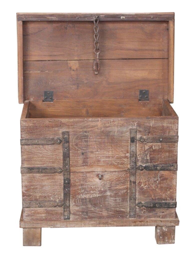 13 - Modell Holztruhe Antike Guru-Shop Truhenbank