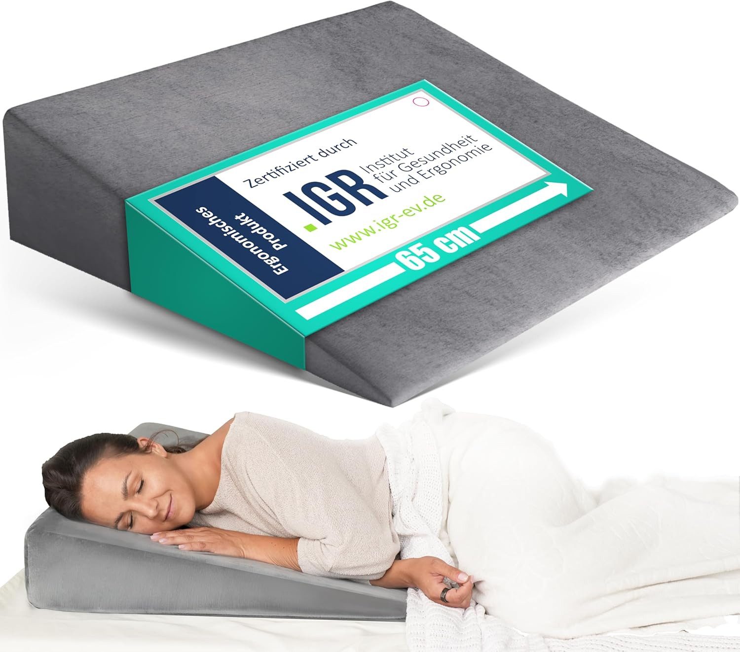 DYNMC you Keilkissen Bett Erhöhung - Bett Kopfteil - Reflux Kissen für Erho günstig online kaufen