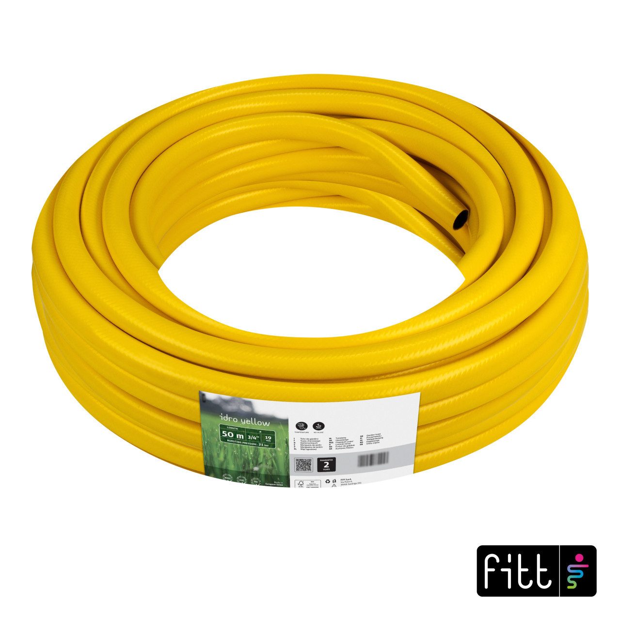 FITT Wischwasserschlauch Fitt Gartenschlauch Idro Yellow 3/4 50 m