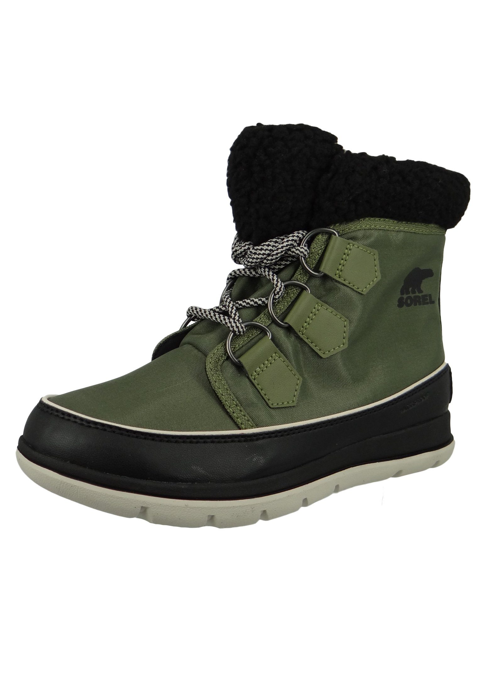 Sorel NL3040-371 Explorer Carnival Hiker Green Black Stiefel