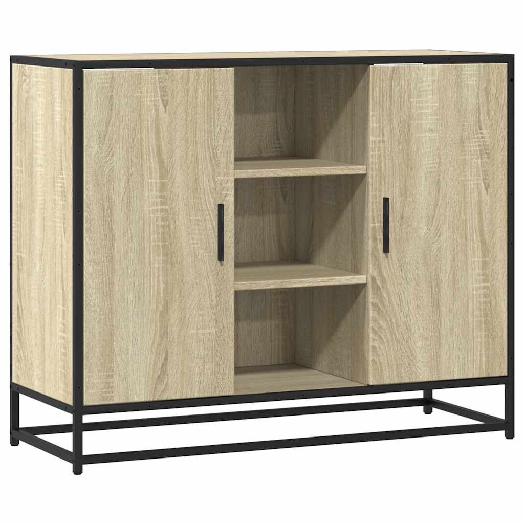 vidaXL Sideboard Sideboard Sonoma-Eiche 92x35x76 cm günstig online kaufen