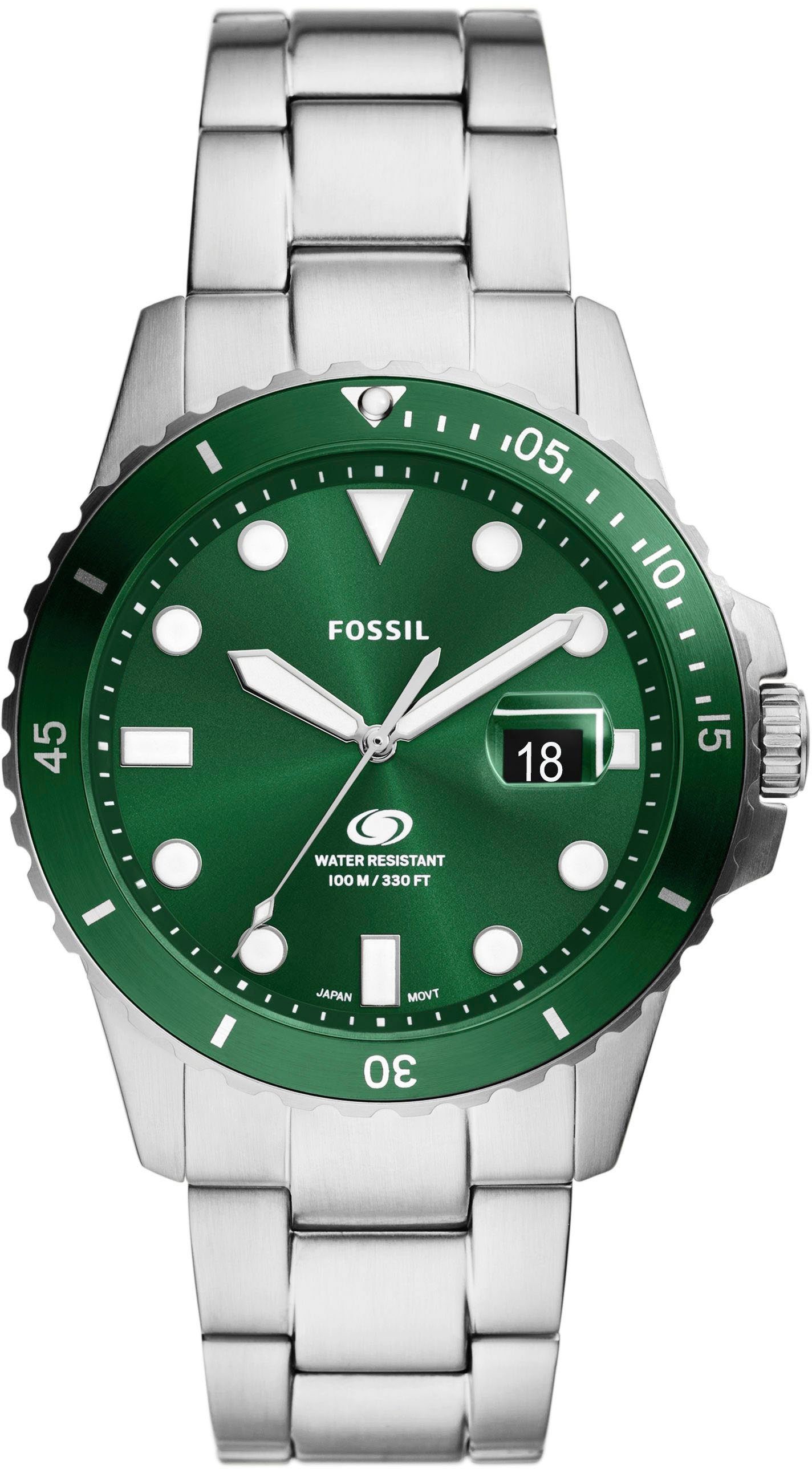 Fossil Quarzuhr FOSSIL DIVE, BLUE FS6033