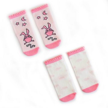 MILK&MOO Socken Milk&Moo Buzzy Bee und Chancin 2 Paar Baby Socken 0-12 Monate (1-Paar)