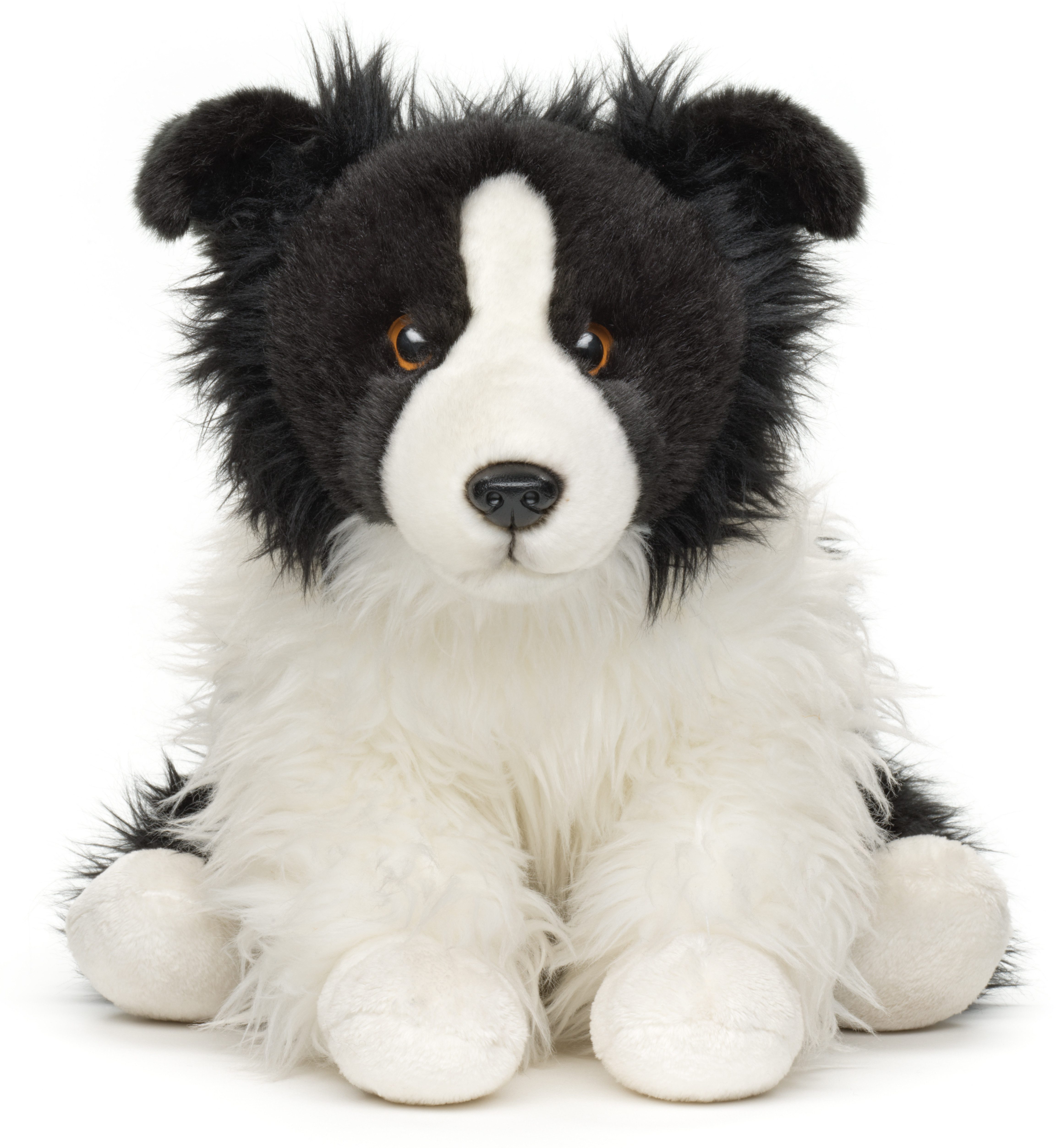 Uni-Toys Kuscheltier Border Collie, sitzend - m/o Leine - 30 cm - Plüsch-Hu günstig online kaufen