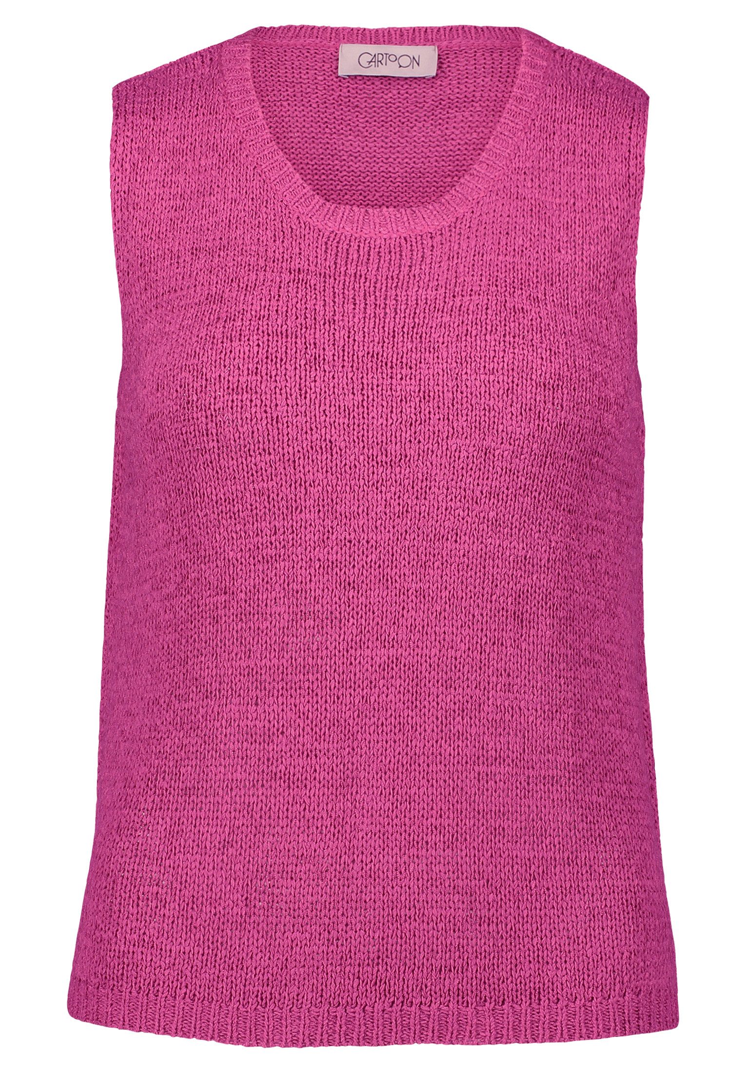 Cartoon Stricktop Cartoon Strick-Top mit Rundhalsausschnitt günstig online kaufen