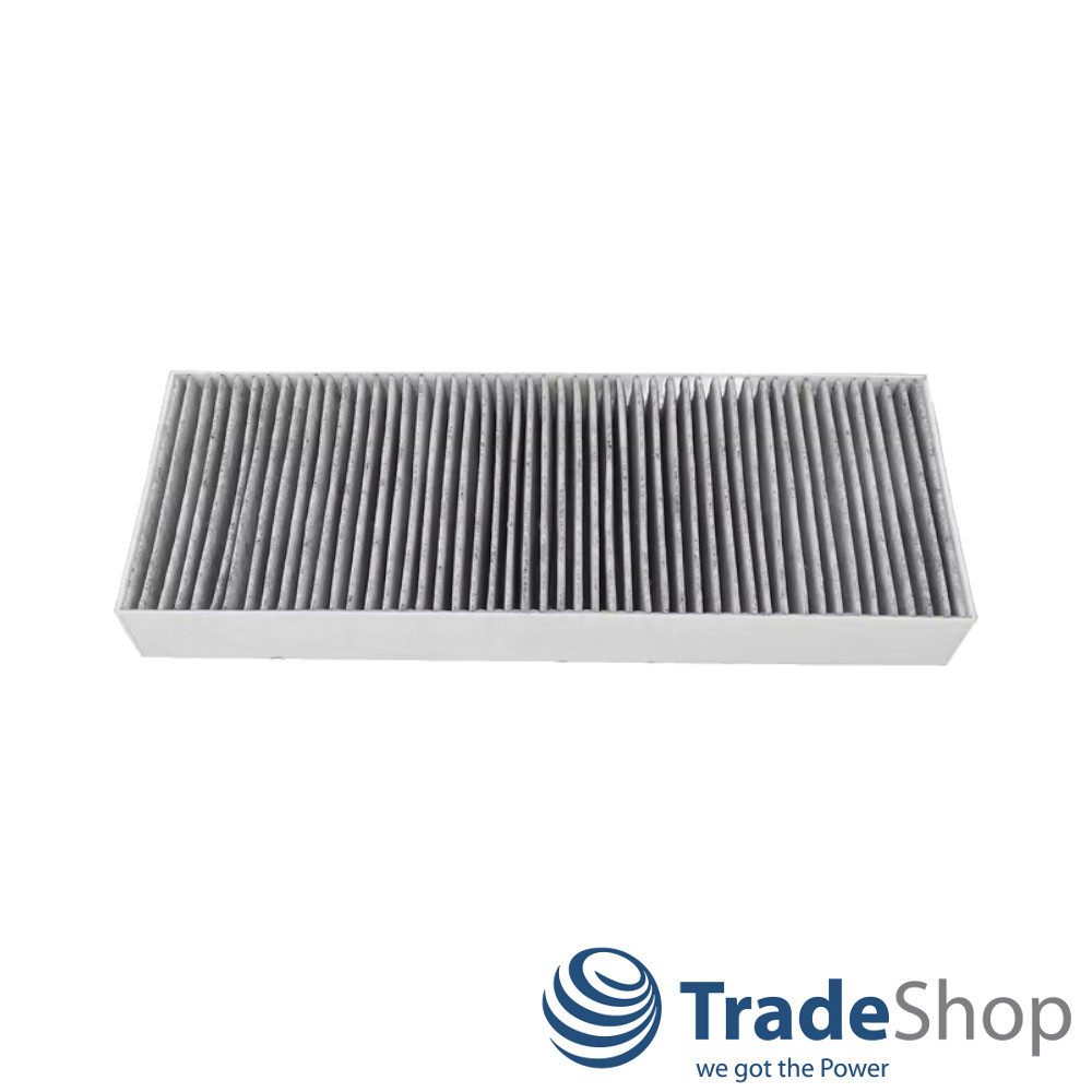 Trade-Shop Ersatzfilter Aktivkohle-Filter für Bora PUAKF, PUXU, M/S/X PURE Dunstabzugshaube, Zubehör für Dunstabzugshauben, Maße (L x B x H): ca. 430 x 130 x 50mm / mit Griffschlaufe