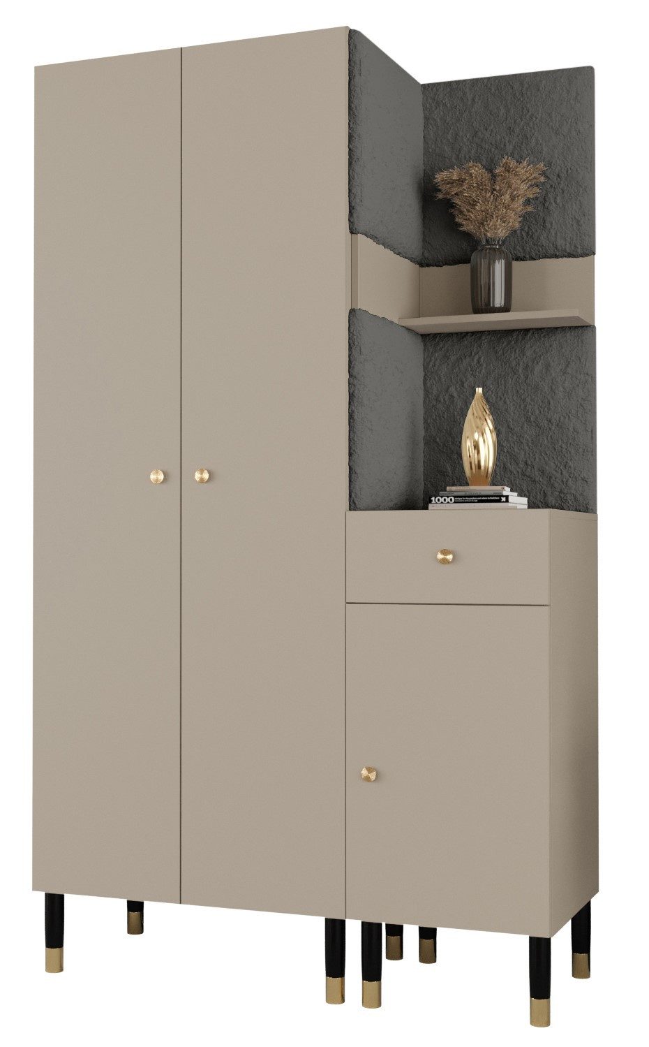 ABIKS MÖBEL Kompaktgarderobe PALERMO Set 6 günstig online kaufen