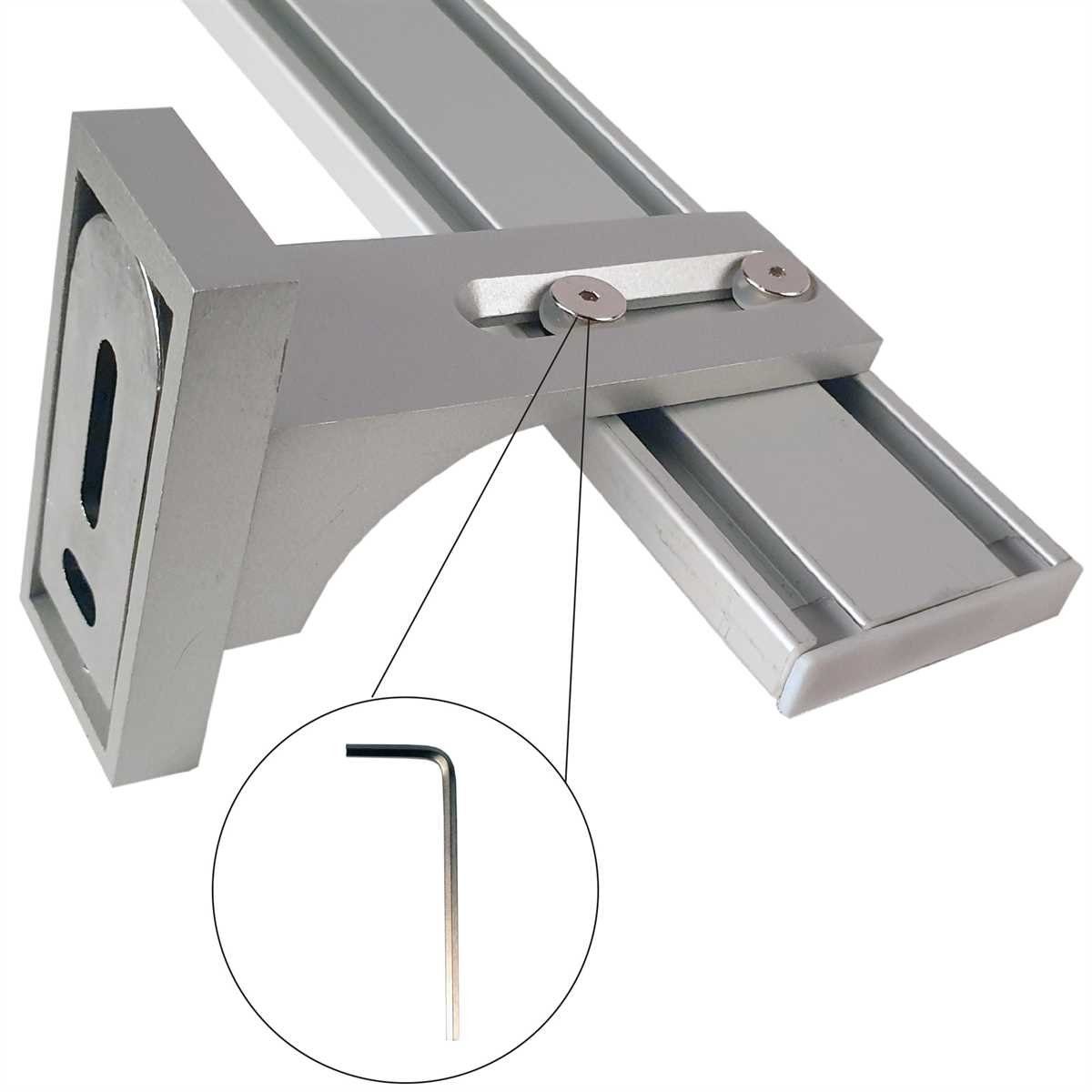 Bestlivings Gardinenschiene, 1-läufig, Fixmaß, versschraubt, Aluminium, günstig online kaufen