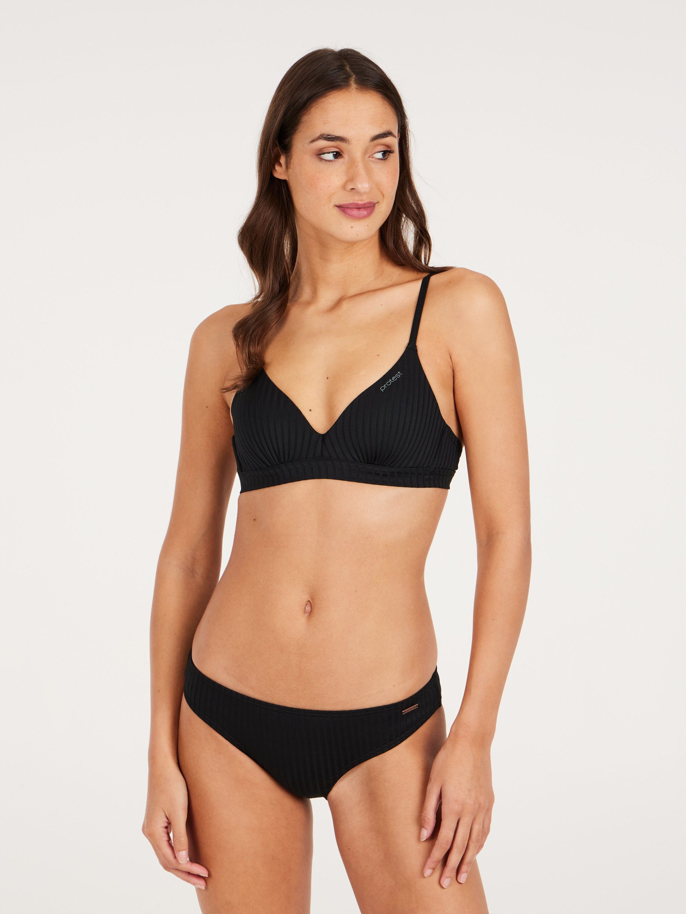 Bustier-Bikini PRTMANJA wire bikini BCD-cup True Black