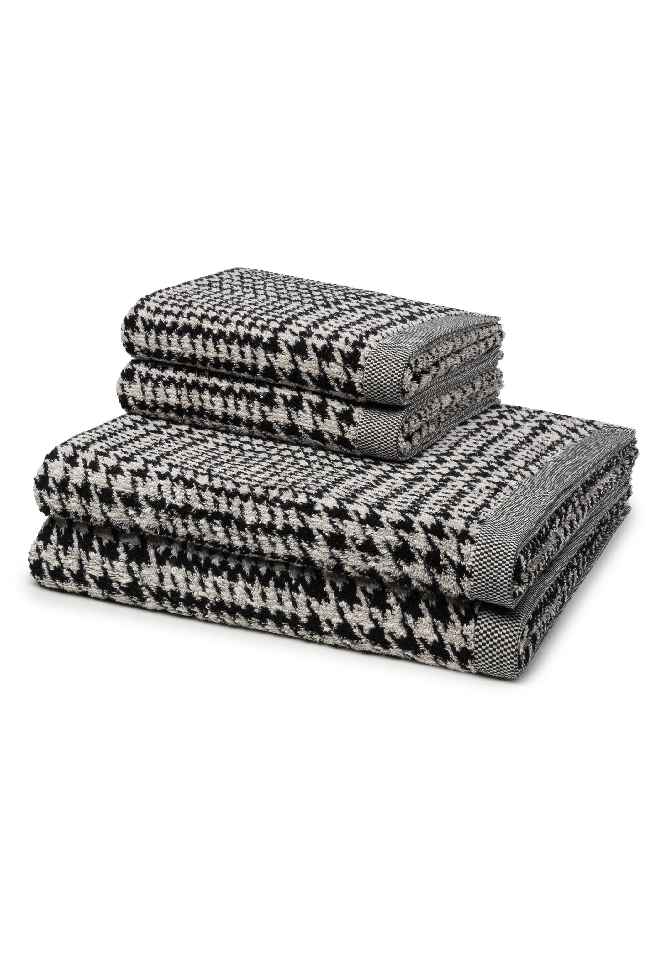 Möve Handtuch Set Brooklyn Glencheck, Baumwolle günstig online kaufen