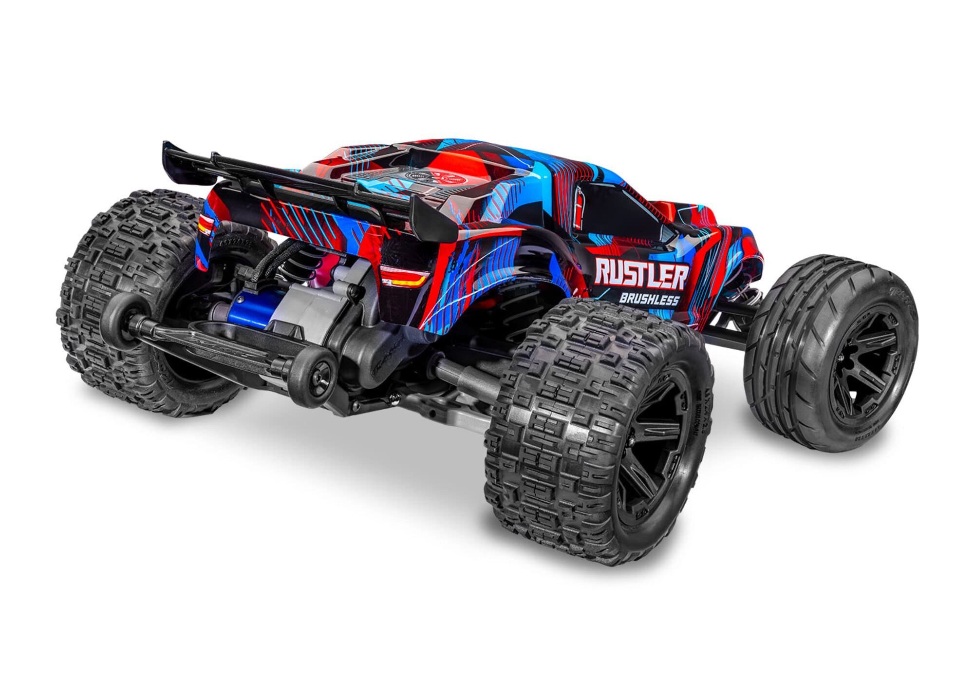 Traxxas RC-Buggy TRAXXAS Rustler 2WD Brushless Buggy Rot RTR VX3 Brushless