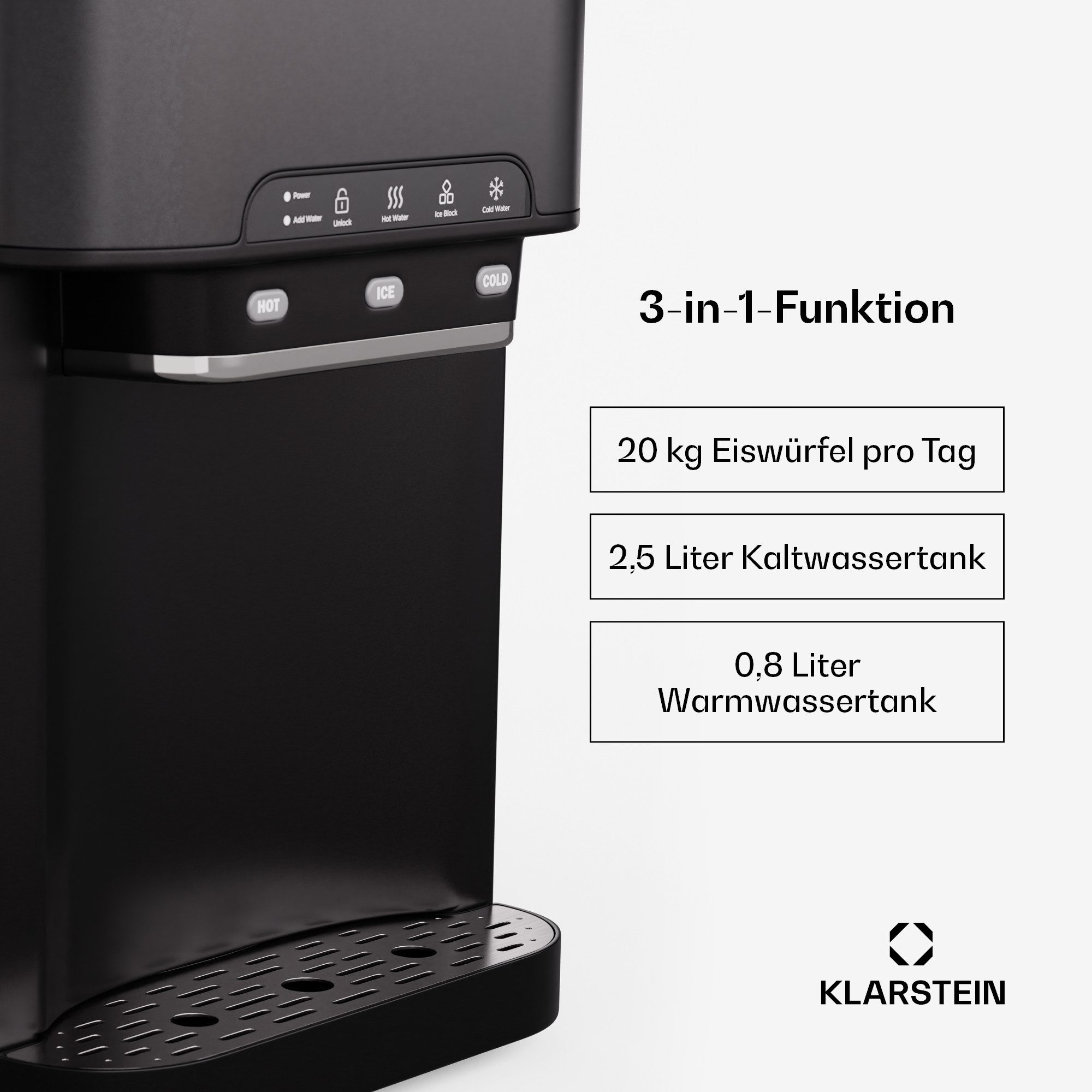 Klarstein Eiswürfelmaschine Aqueous