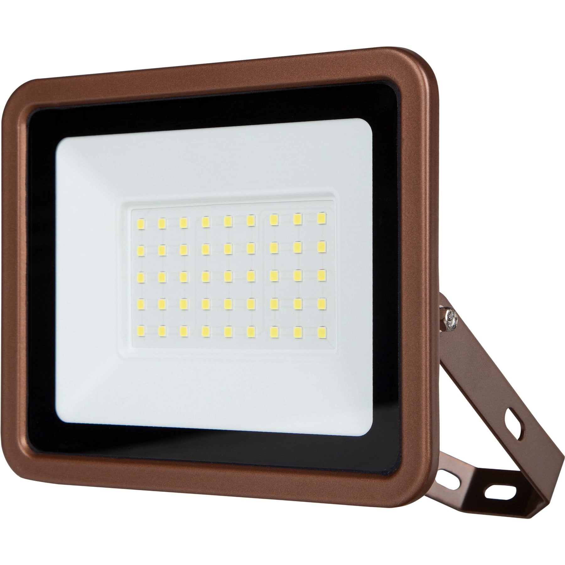 REV LED Flutlichtstrahler REV LED-Fluter Eco+, 30W, 6500K, 2550lm, kaltweiß, IP65, bronze