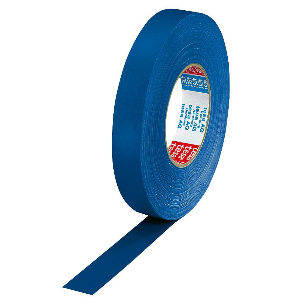 Premium x Gewebeband blau tesaband® tesa 4651 50m 25mm tesa Klebeband