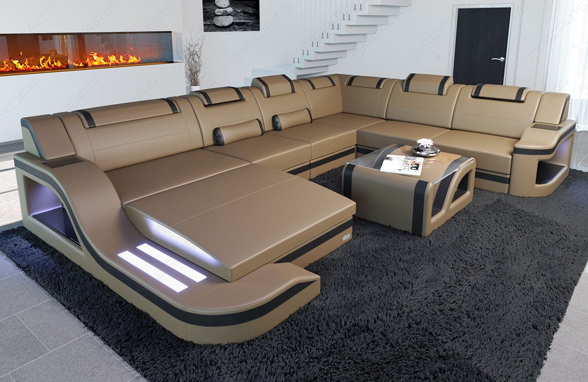 Sofa Dreams Wohnlandschaft Ledercouch Sofa Leder günstig online kaufen