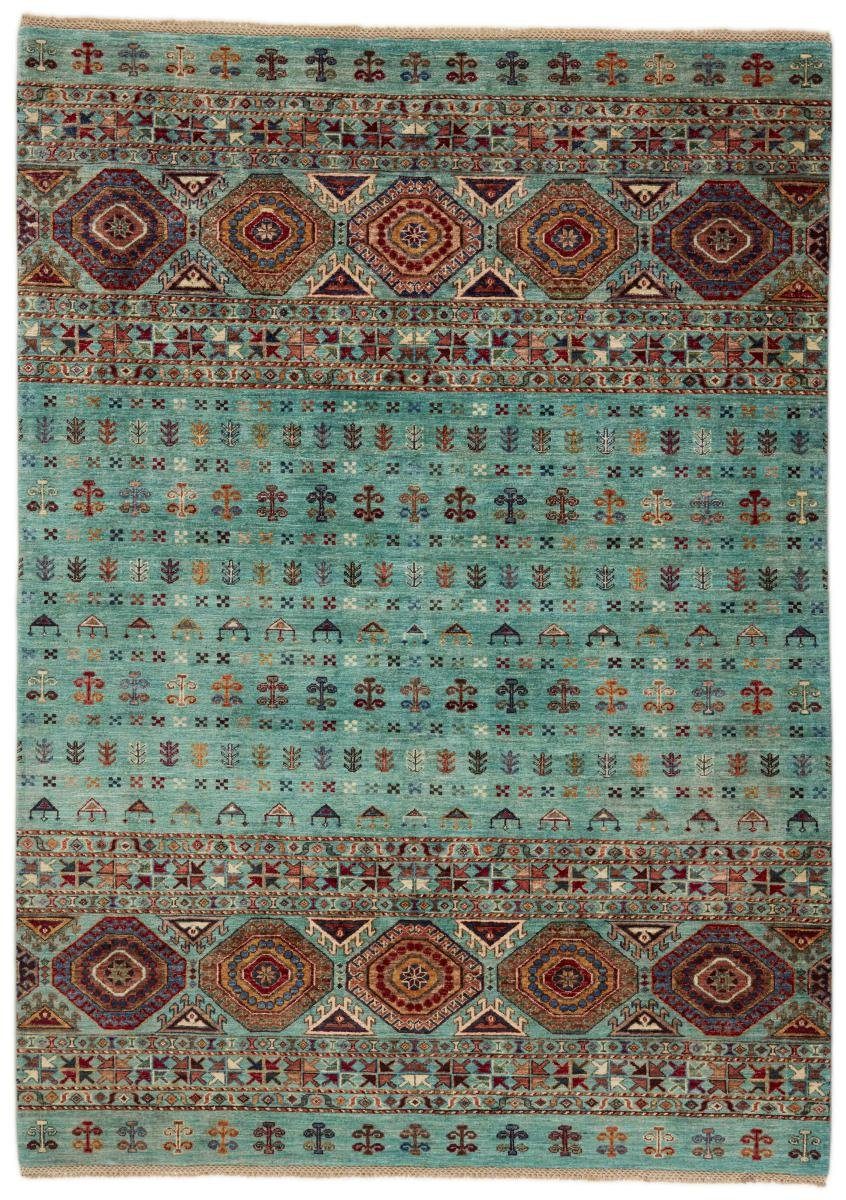 Orientteppich Arijana Shaal 180x249 Handgeknüpfter Orientteppich, Nain Trading, rechteckig, Höhe: 5 mm