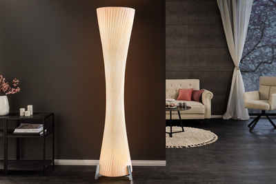 riess-ambiente Stehlampe PARIS X 180cm weiß / silber, ohne Leuchtmittel, Stehleuchte · mit Lampenschirm · Modern Design · Wohnzimmer