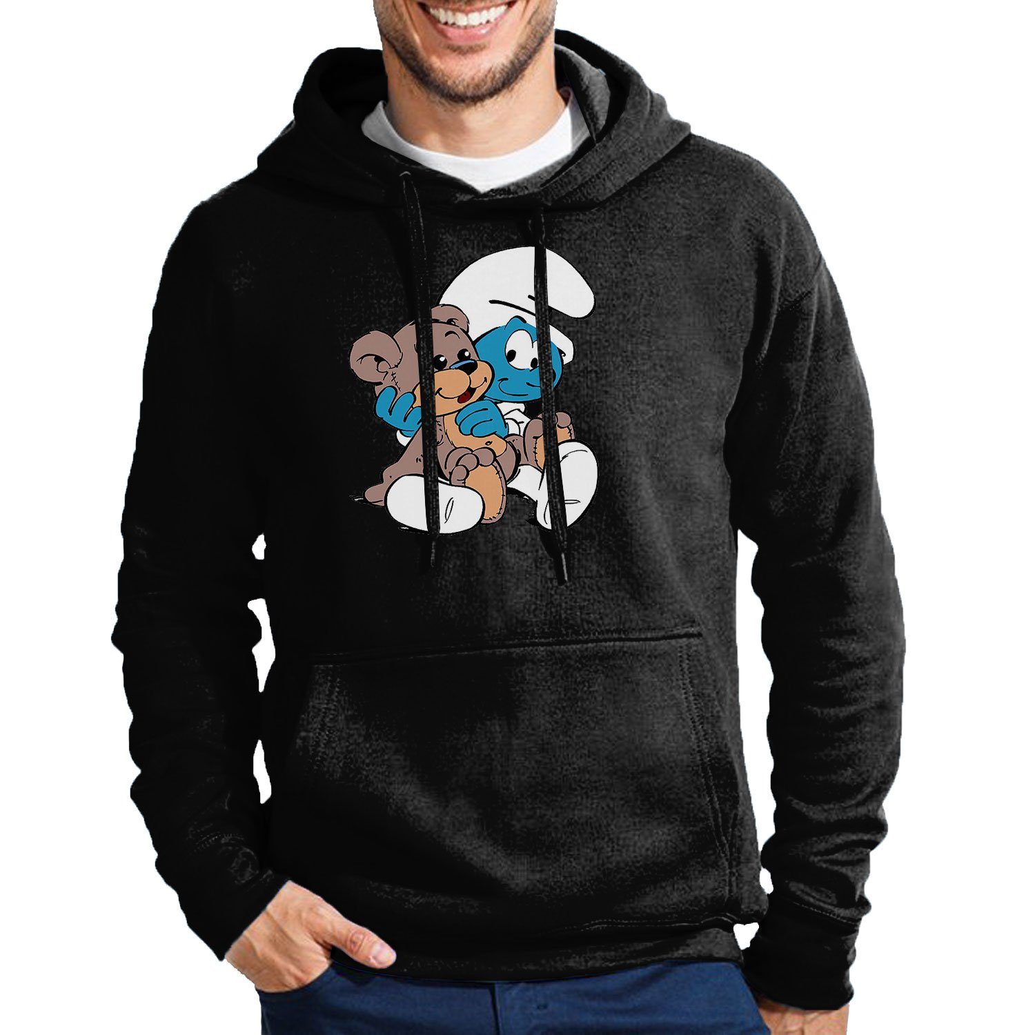 Hoodie Herren BabySchlumpf Baby Schlumpf DieSchlümpfe Teddy