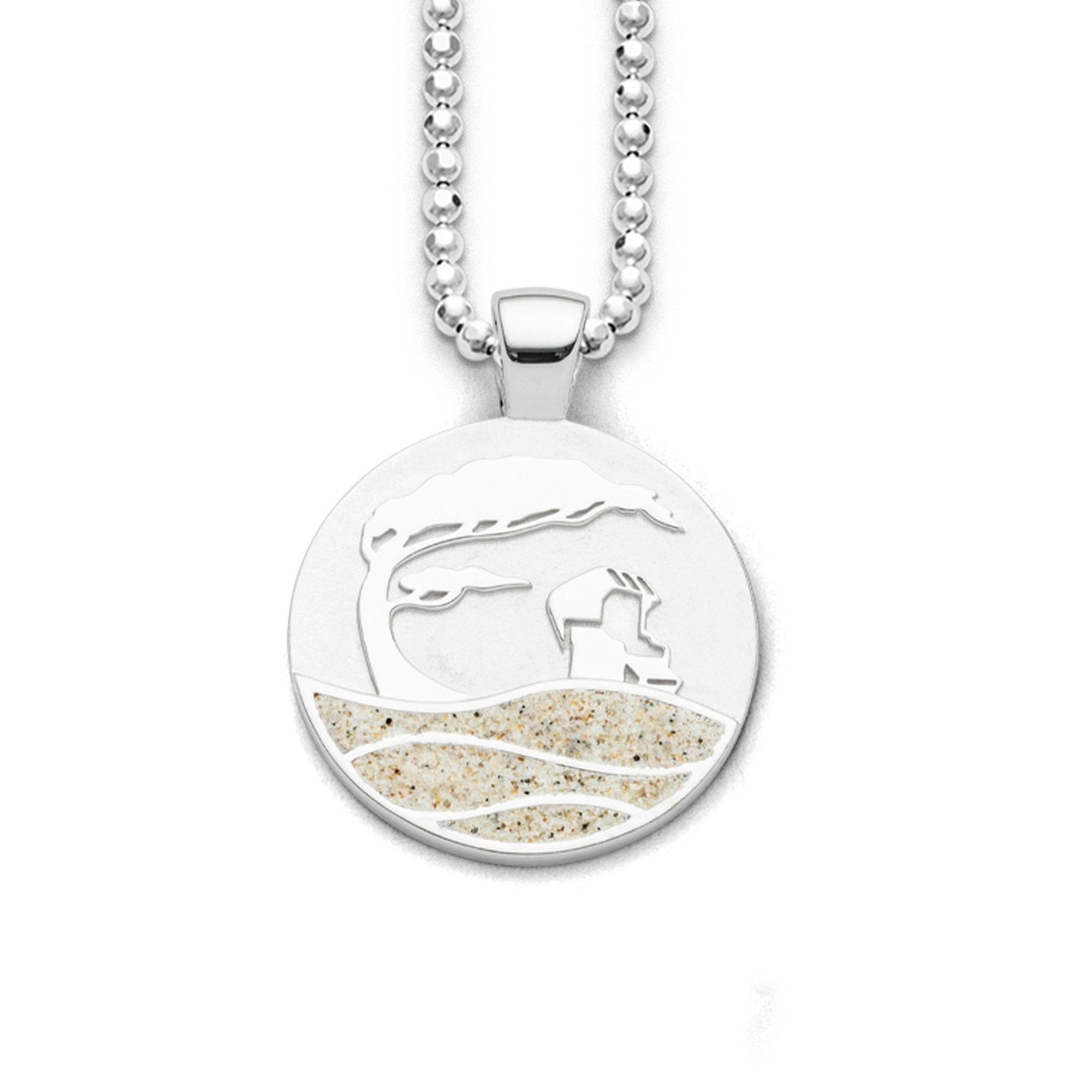 DUR Kettenanhänger DUR Schmuck: Anhänger "Strandwellen" Strandsand Logo, mit Strandsand