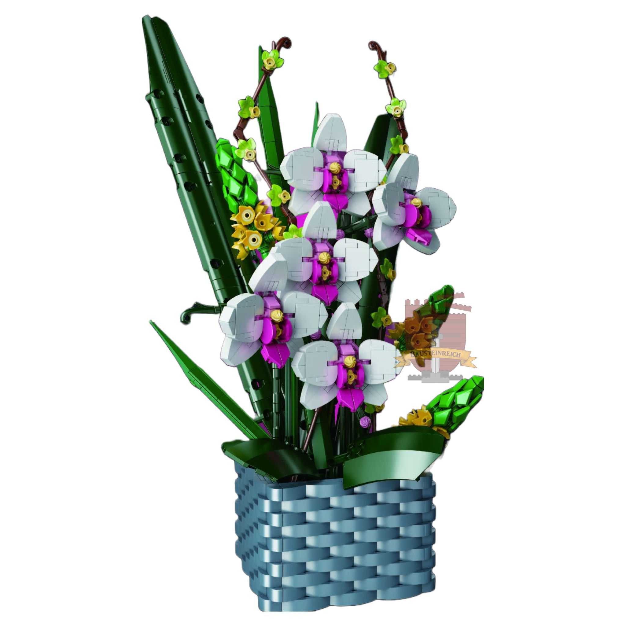 Mould King 10025-Nachtfalterorchidee (Mould King) Klemmbausteine Spielbausteine